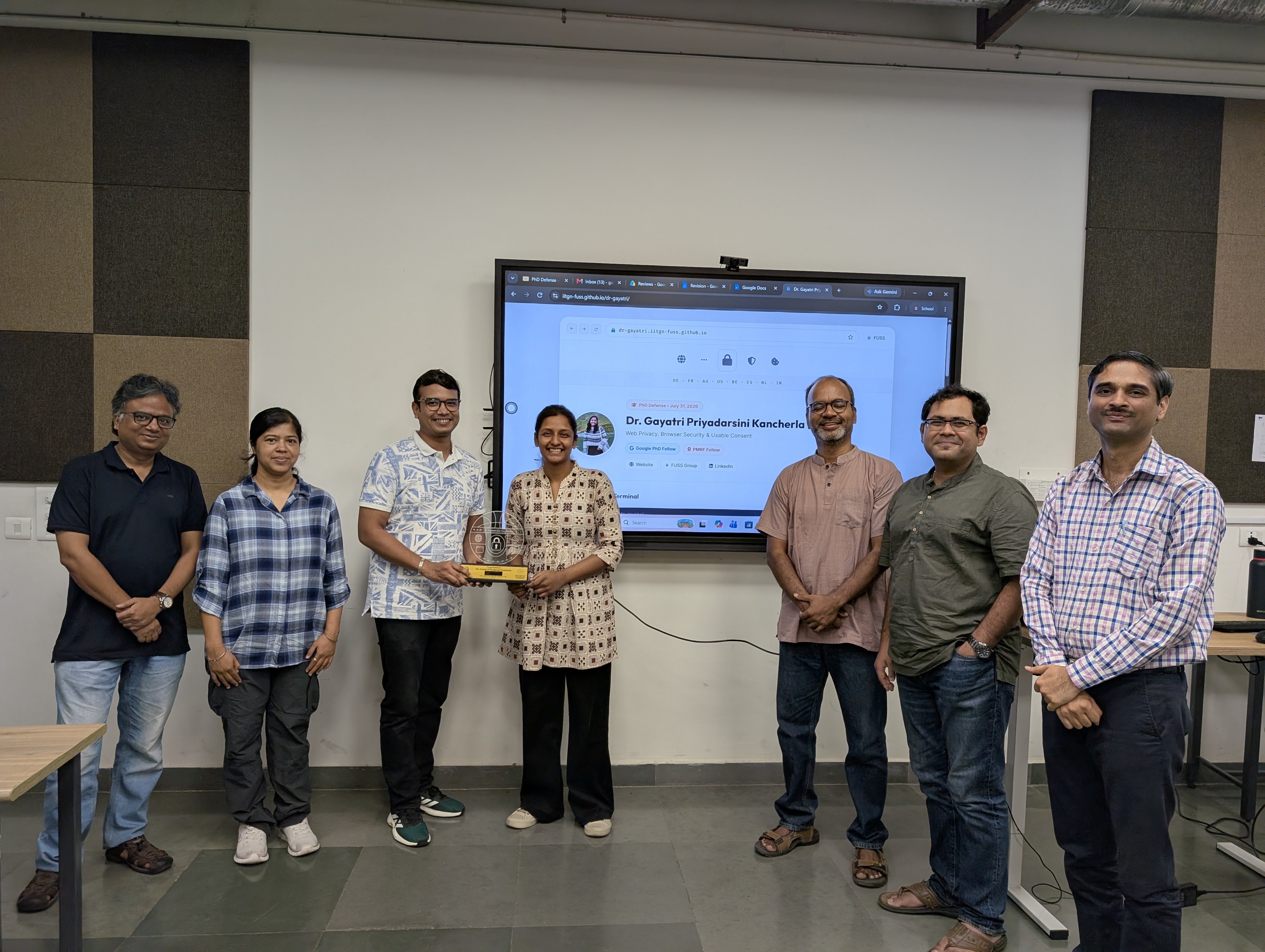 Gayatri’s PhD Defense 1